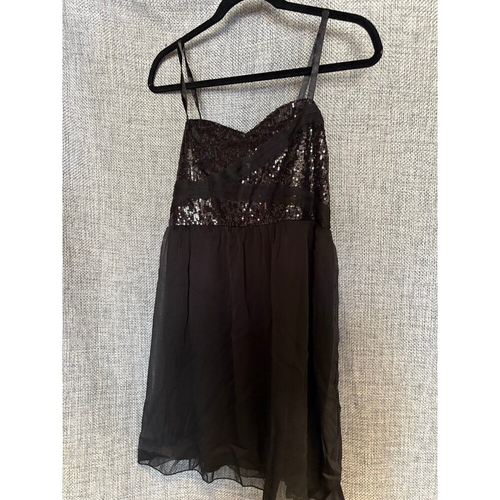 American Rag Cie black mini dress sparkling sequin bodice